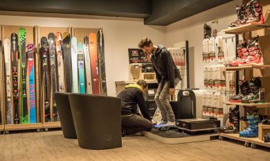 services en magasin - bootfitting